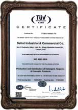 ISO 9001:2008 international certificate from TUV